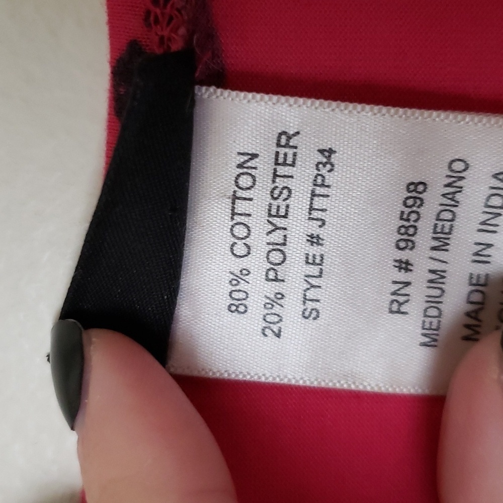 IG sport vintage midi double slit rockfish print, hot pink, women's size medium - Picture 9 of 10